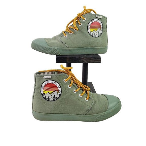 Bangs, Sage Green Ambassador High Tops, Unisex, Mens 5.5 W/7 - Picture 2 of 10